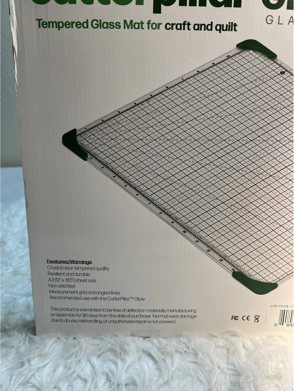 CutterPillar Glow Glass Mat 12” X 16.5”